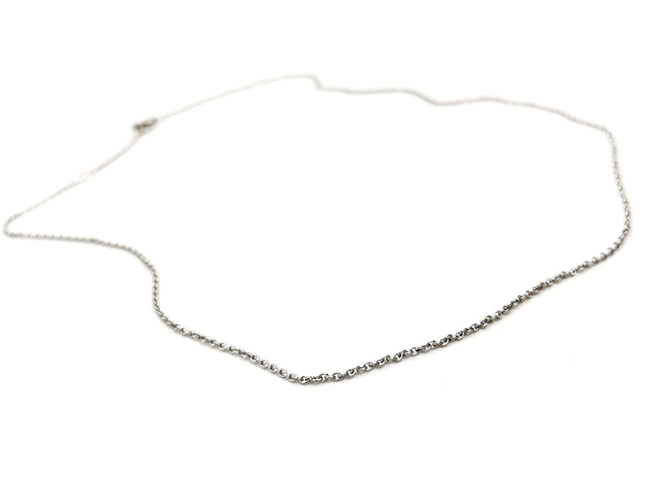 Collier Collier Maille ronde Or blanc 58 Facettes 1588423CN