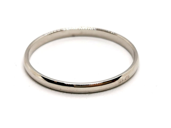 Bague 65 Bague Alliance Or blanc 58 Facettes 1178335CD