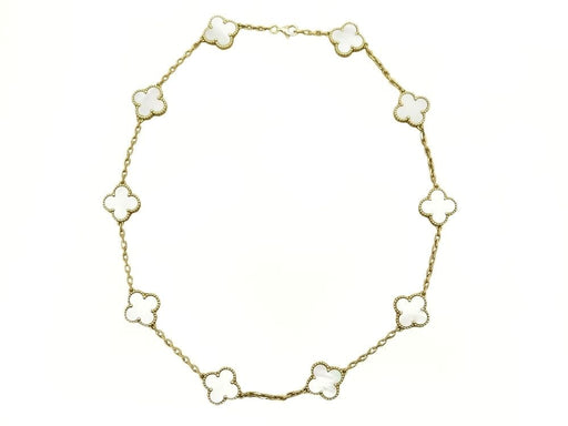 Collier collier van cleef arpels alhambra 10 motifs or 18k nacre 58 Facettes 251868
