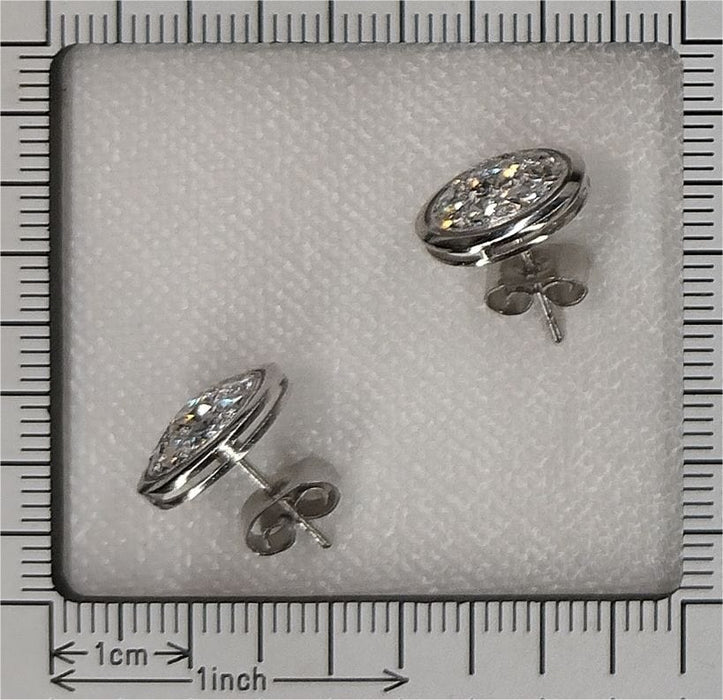 Boucles d'oreilles Boucles d'oreilles diamant platine 58 Facettes 22329-0121