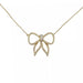 Necklace Morganne Bello necklace, “Noeud”, yellow gold, diamonds. 58 Facettes 32142