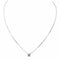 Collier Dinh Van Collier Solitaire Le Cube Or blanc Diamant 58 Facettes 2921978RV