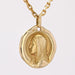 Yellow gold medal pendant Virgin Mary Augis 58 Facettes CVP61