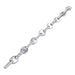 Bracelet Bracelet fantaisie, or blanc, diamants. 58 Facettes 32204