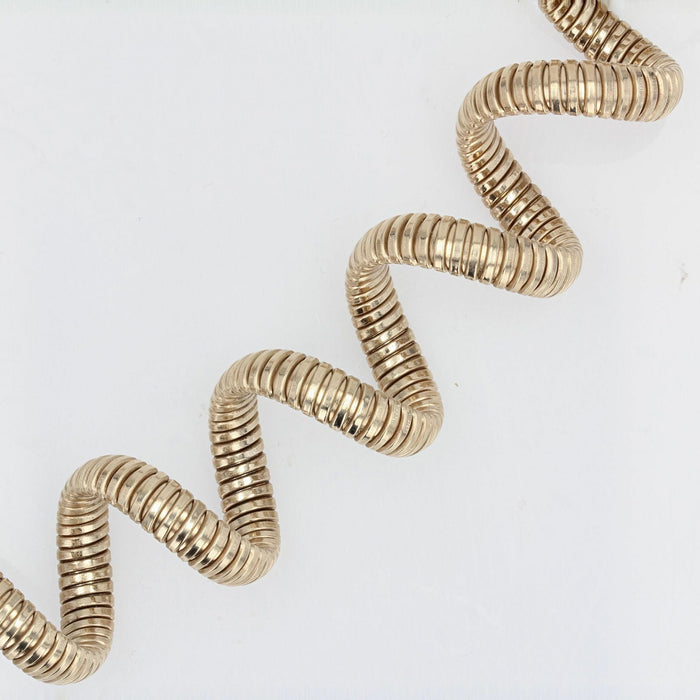 Collier Collier tubogas en spirale vermeil 58 Facettes N23CL1653