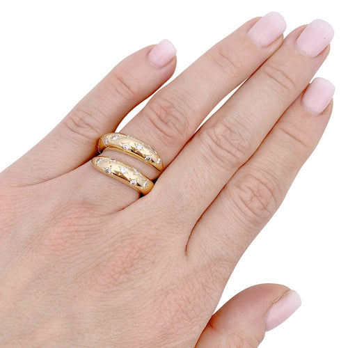 Bague 50 Bague Chaumet, "Tango", or jaune et diamants. 58 Facettes 33282