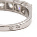 Ring 52.5 Half wedding ring white gold Diamond 58 Facettes 2432013CN