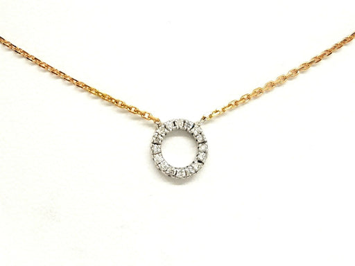 Collier Collier Or rose Diamant 58 Facettes 579193RV