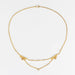 Necklace Drapery necklace in gold and its fine pearls 58 Facettes 22-584