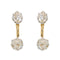 Boucles d'oreilles Boucles d'oreilles Dormeuses Or jaune Diamant 58 Facettes 2569094CN