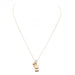 Ginette NY Necklace Mini Ever Charm Pendant Necklace Rose Gold 58 Facettes 2322870CN