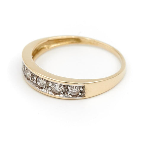 Bague 54 Bague Alliance Or jaune Diamant 58 Facettes 1875619CN