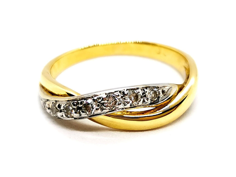 Bague 57 Bague Or jaune Diamant 58 Facettes 1186425CN