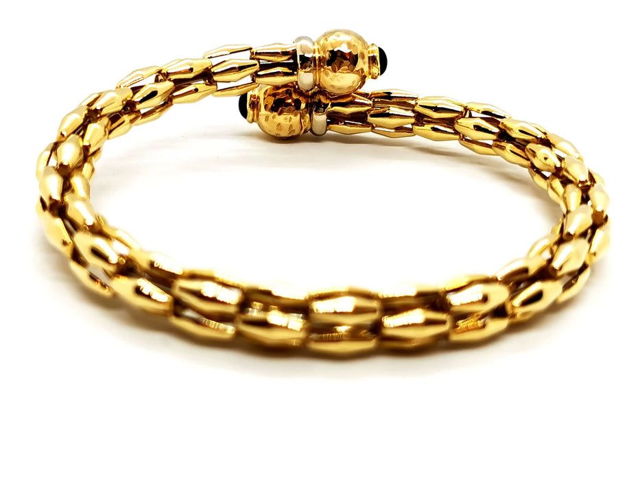 Bracelet Bracelet Jonc Or jaune Saphir 58 Facettes 1680698CN