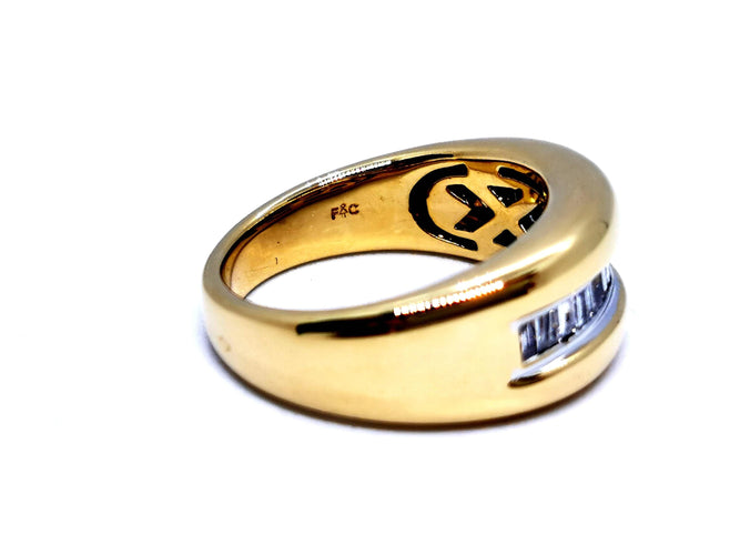 Bague 55 Bague Or jaune Diamant 58 Facettes 978895CN