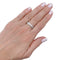 Bague 56 Bague Tiffany & Co., "Atlas", or blanc, diamants. 58 Facettes 32339