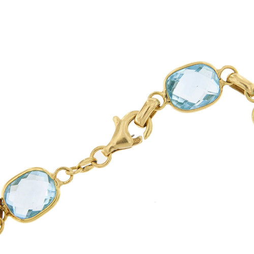 Collier Collier ras du cou avec topaze 58 Facettes 35053