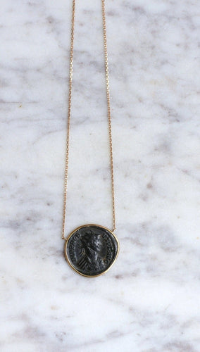 Collier Collier pièce romaine Marcus Aurelianus Probus 58 Facettes