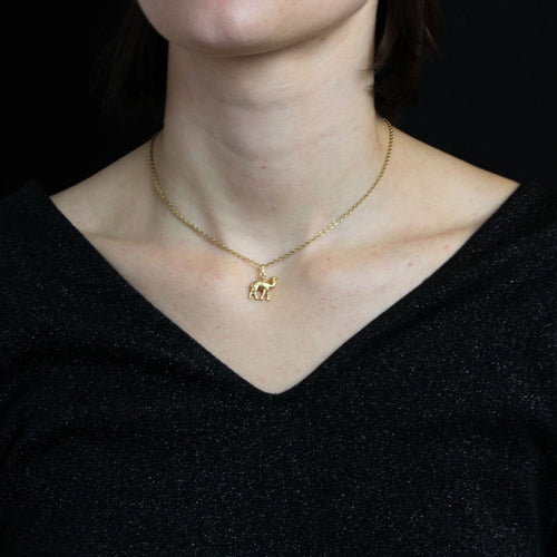 Pendentif Pendentif breloque dromadaire or 58 Facettes 18-016C