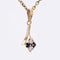 Pendentif Pendentif or jaune saphirs 58 Facettes 15-013B