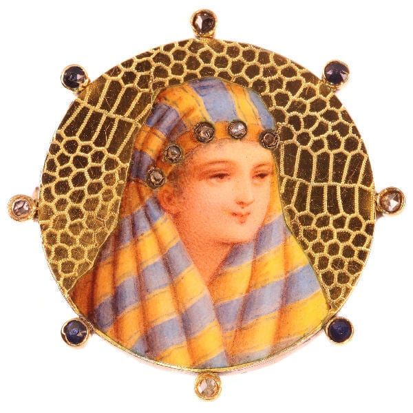 Broche Broche émaillée or 58 Facettes 18079-0229