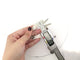 Bague 52 bague marquise t52 sertie saphir 1.5ct & 12 diamants or blanc 18k sapphire 58 Facettes 252155
