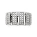 Ring 52 Chaumet ring, “Class One”, white gold, diamonds. 58 Facettes 30988