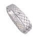Bracelet Chanel bracelet, "Quilted", white gold. 58 Facettes 32189