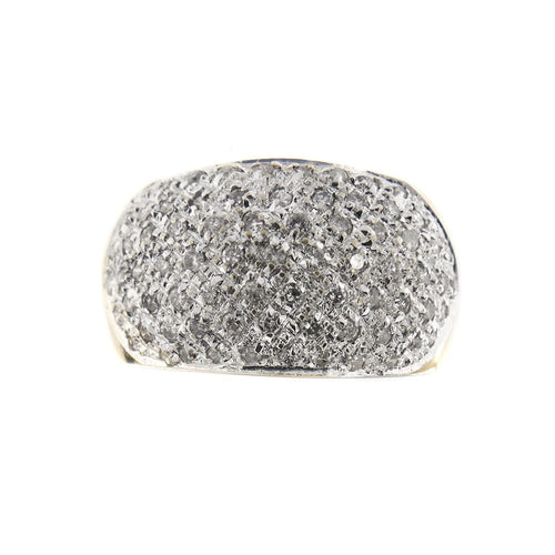 Bague 57 Bague bandeau diamants 58 Facettes 18828