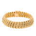 Bracelet American mesh bracelet Yellow gold 58 Facettes 2277587CN