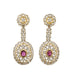 Boucles d'oreilles Boucles d'oreilles rubis et diamants 58 Facettes 28972