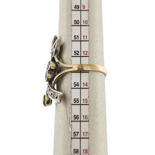 Bague 53 Bague vintage diamants et saphirs 58 Facettes 31154