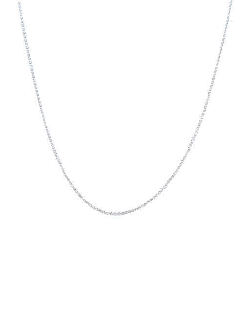 Collier Or Blanc CHAINE OR BLANC 58 Facettes CH092W