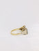 Ring 55 Art-Deco Ring 2 Gold Diamonds 58 Facettes J193