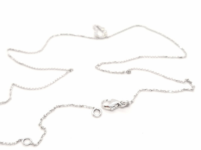 Collier Collier Aile d'ange Or blanc Diamant 58 Facettes 579298RV