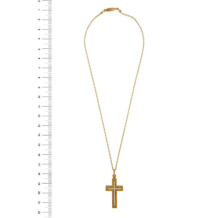 Collier BUCCELLATI - Collier pendentif croix 58 Facettes 25740