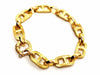 Bracelet Navy mesh bracelet Yellow gold 58 Facettes 1680812CN