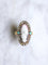 Bague Bague ancienne en or et argent, miniature sur porcelaine 58 Facettes