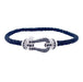 Bracelet Bracelet Fred, "Force 10", or blanc, acier et diamants noirs. 58 Facettes 33414