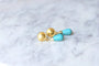 Boucles d'oreilles Boucles d'oreilles or et goutte de turquoise 58 Facettes