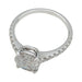 Ring 54 Solitaire accompanied, 1,53 carat diamond. 58 Facettes 31806