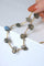 Collier Collier vintage pampilles labradorites, or et perles 58 Facettes