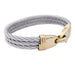 Bracelet Vintage Fred "Force 10" gold and steel bracelet. 58 Facettes 33491