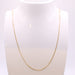 Cable link chain necklace, yellow gold 58 Facettes