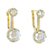 Earrings Earrings with large rose-cut diamonds 58 Facettes 21180-0512