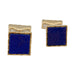 Boutons de manchette Boutons de manchette en or jaune et lapis lazuli. 58 Facettes 31459
