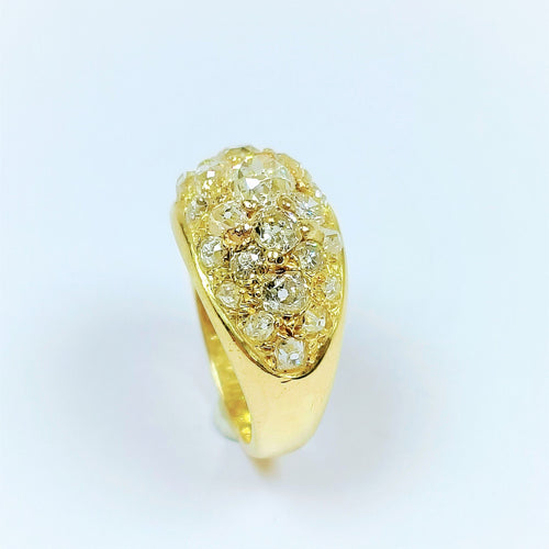 Bague 51 Bague en Or jaune & diamants 58 Facettes 20400000450