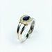 Ring 51.5 Gold Ring Sapphire Diamonds 58 Facettes 20400000364