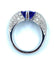 Bague Bague or blanc tanzanite et diamants 58 Facettes