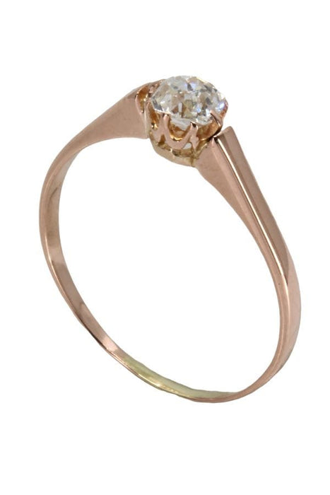 Bague SOLITAIRE ANCIEN DIAMANT 0.20 CARAT 58 Facettes 054031